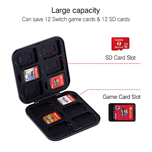 Калъф за игра на карти PERFECTSIGHT за Nintendo Switch / Switch Lite /Switch OLED, Сладък Кавайный Преносим Тънък, Твърд