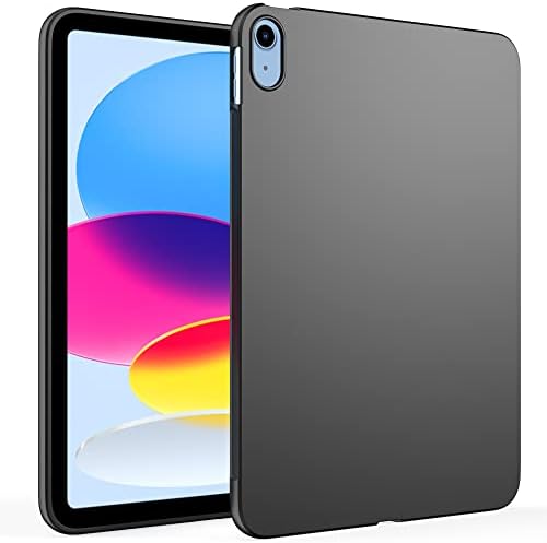 Калъф за iPad на 10-то поколение 2022, Тънък и Мек Защитен калъф за iPad 10,9 инча 10-то поколение, Черен