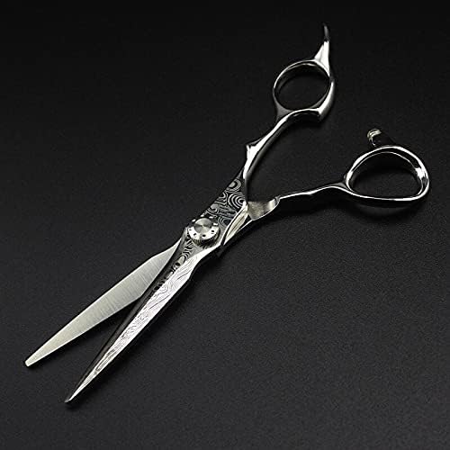 Ножица за подстригване на коса, 6-инчов професионален дамасские ножици за коса, ножица за подстригване на коса фризьорски