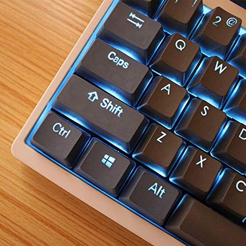 104 Клавиша PBT Keycap Double Shot-Прозрачна Капачка за клавиши С Подсветка ANSI Профил за Cherry MX RGB Механична Клавиатура