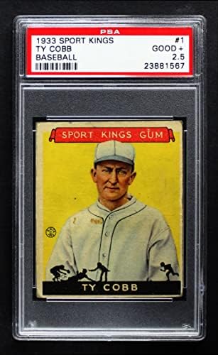 1933 Goudey Sport Kings 1 Тай Коб Детройт Тайгърс (Бейзболна картичка) PSA PSA 2.50 Тайгърс