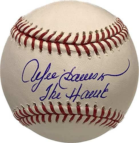 Андре Доусън Подписа бейзболен топката OML с автограф от JSA Аутентифицировало бейзболни топки Hawk С автограф