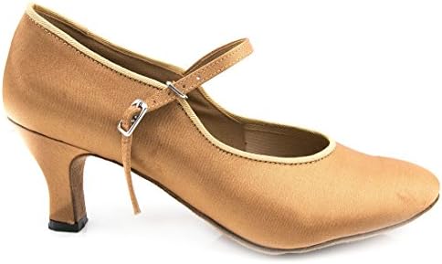 Обувки със звънци Ръчно изработени Дамски обувки за Система за Салса на Сватбени събития, Танцови обувки Rhea на ток