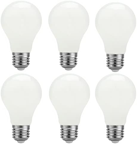 Lxcom Lighting A19/A60 Глобус на електрическата Крушка 7 W Еквивалент на 70 W 4000 До Естествена Бяла Led Лампа за Домакински