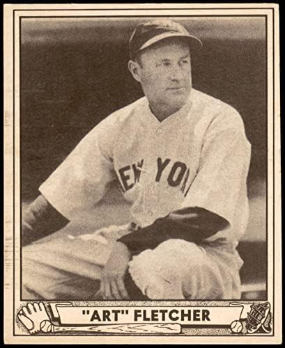 1940 Play Ball 125 Арт Флетчър Ню Йорк Янкис (Бейзболна картичка), БИВШ Янкис