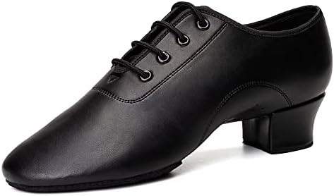SWDZM/Мъжки Обувки за латинските Танци, Кожени Обувки с дантела-за Салса, Танго, Танц Балет, Модерни Професионални Обувки
