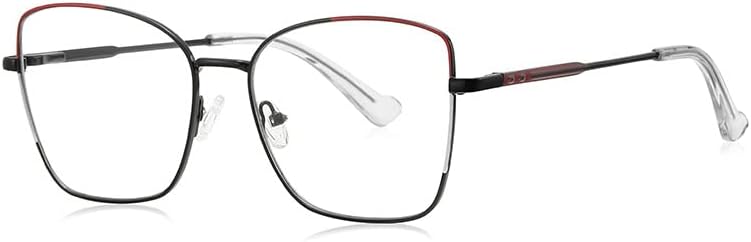 Очила за четене RESVIO за жени и Мъже, Модерни Метални Очила за четене с Пружинным тръба на шарнирна връзка Котешко око,