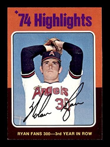 5 Нолан Райън БЛХЕ [КОПИТО - 1975 Бейзболни картички Topps (Звезда) оценката на EXMT + - Бейзболни картички за начинаещи