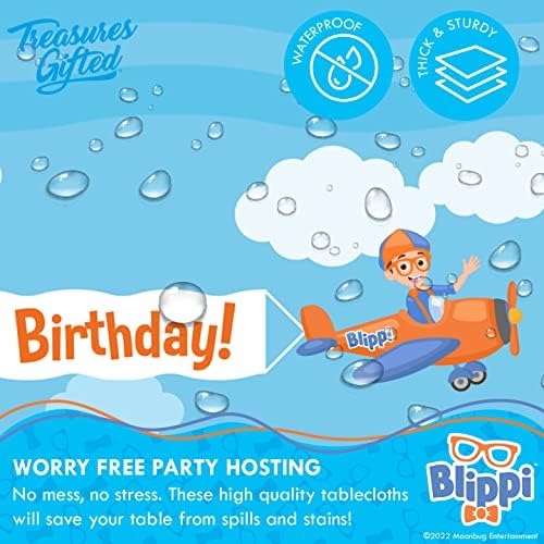 Подарък аксесоари за парти в чест на рождения Ден на автомобила Blippi Treasures - Опаковка от 1 броя - Голяма правоъгълна