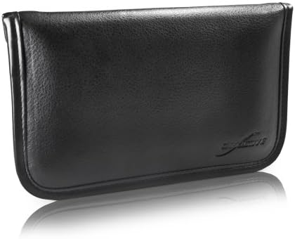 Калъф BoxWave е Съвместим с Gionee Steel 5 (калъф от BoxWave) - Луксозни Кожена чанта-месинджър, чанта-плик от изкуствена