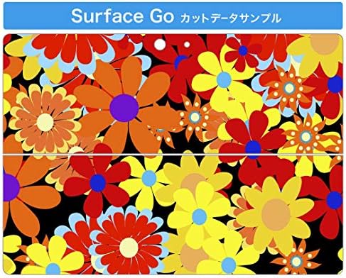 стикер igsticker Калъф за Microsoft Surface Go/Go 2 Ультратонкая Защитен Стикер за тялото Skins 000704 Цвете Пъстри