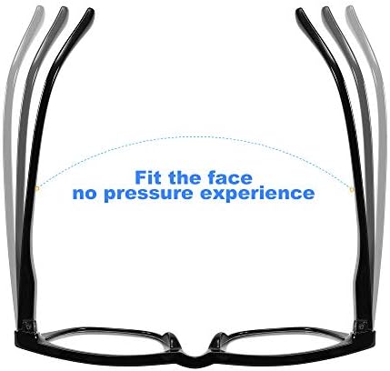 WANWAN Дамски очила Котешко око, антибликовая модни рамки, качествени ридеры с кутия пролетта панти