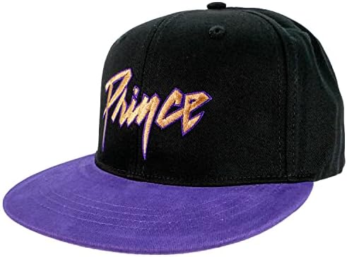 Мъжка бейзболна шапка Prince със Златна емблема и символ на възстановяване на предишното положение Черен цвят