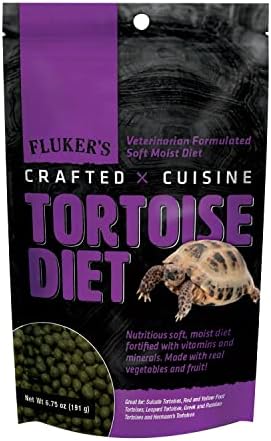 Диетично ястие Fluker's Изработени Cuisine - Храна за костенурки, Приготвена от истински плодове и зеленчуци, 6,75 грама