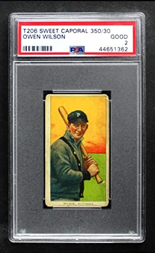 1909 T206 Оуен Уилсън Питсбърг Пайрэтс (Бейзболна картичка) PSA PSA 2.00 Пирати