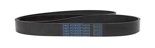 Клиновой колан D&D PowerDrive 555K7 от полиамид, Гума