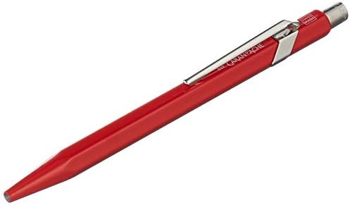 Caran d ' Ache 849: Метална Химикалка химикалка Червен Цвят, Червен тонер Касета (849.020)