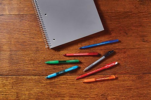 Химикалки Хартия мат Flexgrip Elite | С голям кръстопът (1.4 мм) | Сини | Изтеглящи | Брой писалки 12