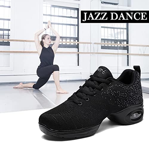 CERYTHRINA/ Женски Джаз обувки, Маратонки дантела, Съвременни Танцови Обувки На платформа, Танцови обувки
