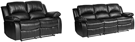 Диванчик Lexicon Baluze с двойно конвертируеми седалка, черен и разтегателен Baluze с двойно конвертируеми седалка, черен