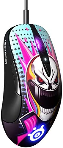 Детска мишката SteelSeries Sensei Ten Neon Rider Edition – Оптичен сензор TrueMove Pro стойност 18 000 CPI – Двустранен