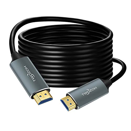 Двоен оптичен кабел HDMI 495FT, Дълъг 4K Оптичен кабел HDMI-HDMI 4K/60Hz (4: 4:4 HDR10 HDCP2.2) 1440p 144Hz 18Gbps Високоскоростен