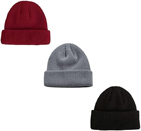 Зимна шапка с припокриване, топло еластичната шапка от рубчатого трико за жени, за мъже, унисекс, вязаная зимна топла утепленная хет-шапка