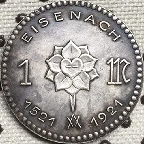 Германската Монета 1921 Г., покрит с Мед, Сребро Каменни монети, Колекция Занаяти, Възпоменателна Монета от колекция