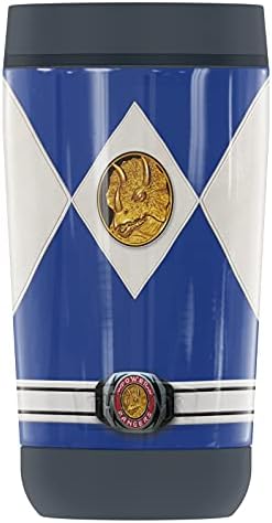 ТЕРМОС Power Rangers Blue Ranger Emblem ГАРДИЪН COLLECTION, Пътен Чаша от неръждаема стомана, с вакуумна изолация и двустенни,
