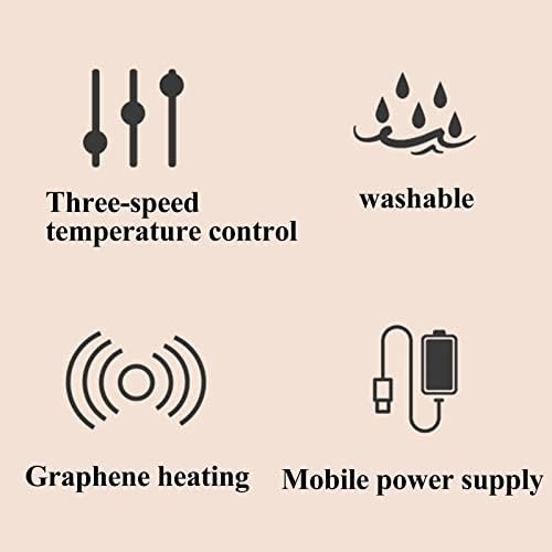 Електрически Нагревателен Шал с Три степени на Регулиране, USB-Бойлер, Отопление на Шийката на еластична Превръзка, Ястия,